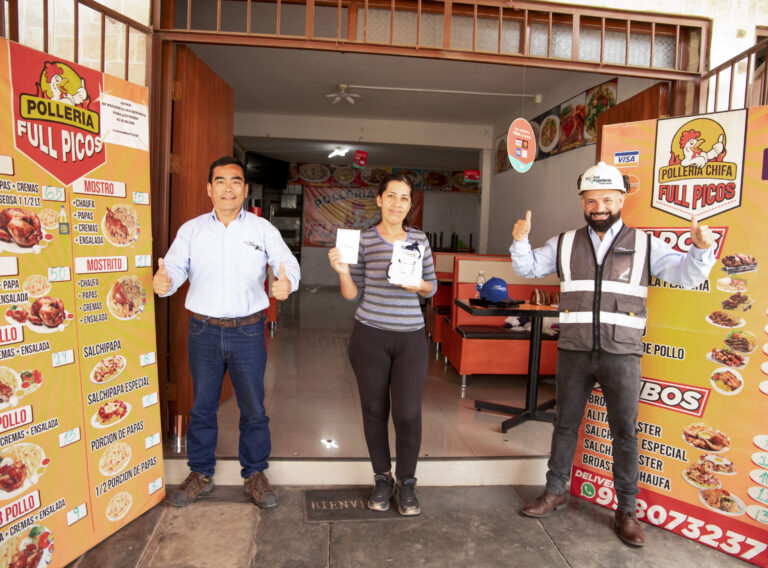 Instalación de gas natural en un comercio
